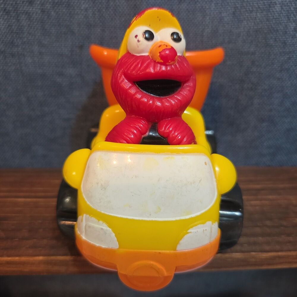 Sesame Street Elmo Dump Truck Plastic Construction Toy 2001